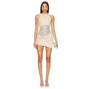 ワンピース andmary Camila mini dress beige ANDMARY】Camilla mini dress